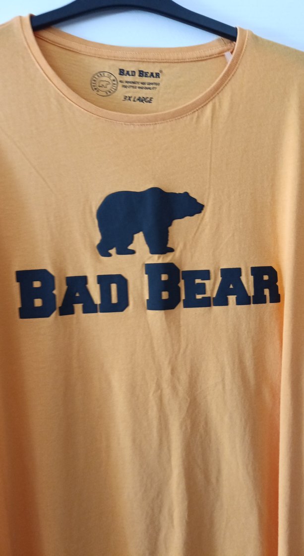 Sarı Bad Bear  Erkek Tişört 3xl - Görsel 2