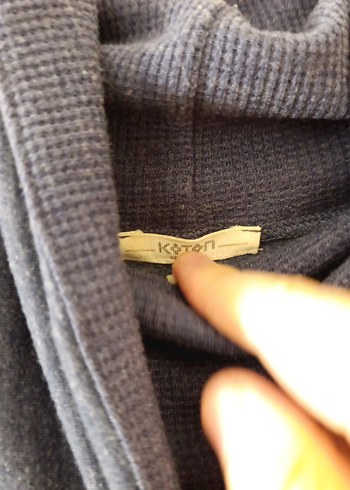 koton. mavimtırak Yüksek Yakalı Kadın Triko. - Görsel 3