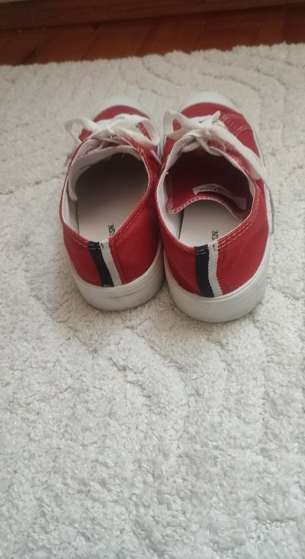 US Polo Assn. Kırmızı Kadın Sneakers - Görsel 2