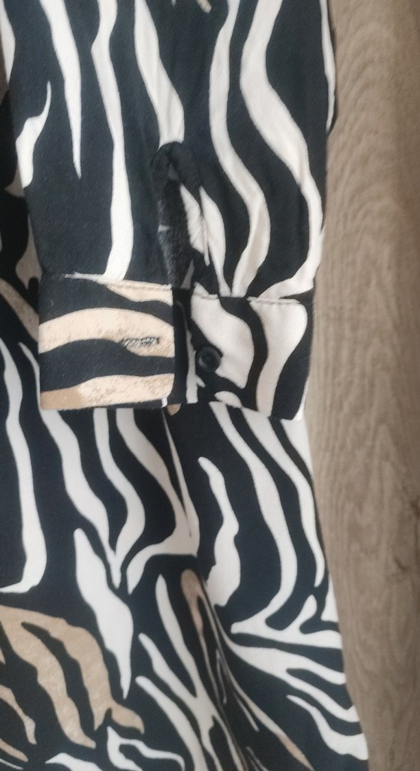 Zebra Desenli Uzun Kollu  tunik - Görsel 2