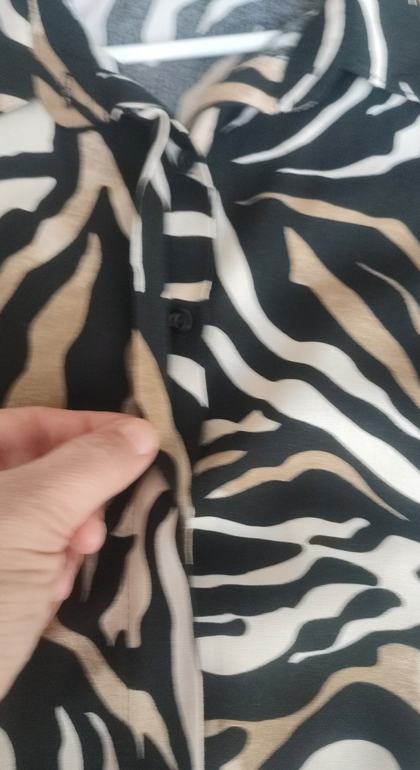 Zebra Desenli Uzun Kollu  tunik - Görsel 5