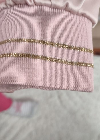 Nakışlı Pembe Mini Kadın Ceket - Görsel 3