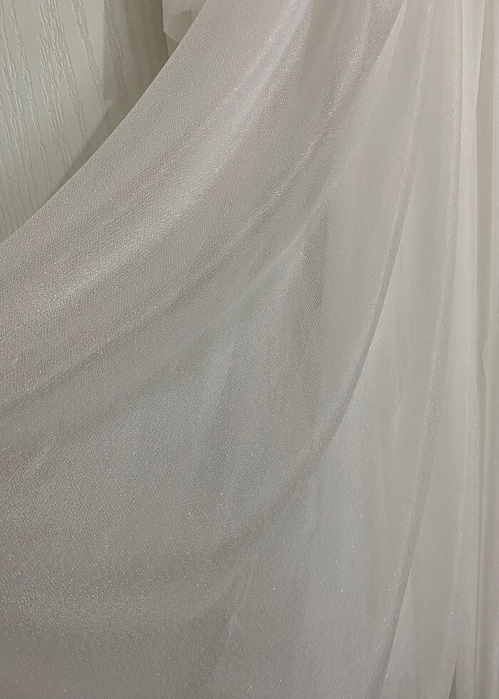 Beyaz Simli Elbise - Görsel 2