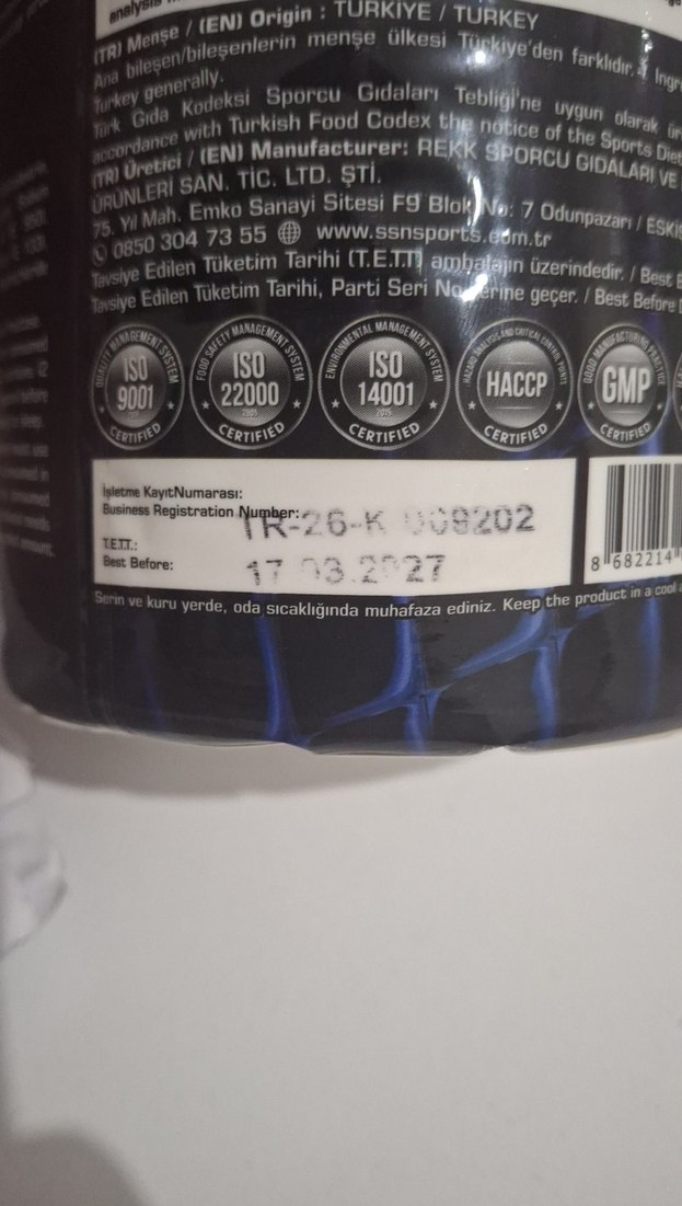 SST Arginine Refuel + ZMA Spor Tozu 315g - Görsel 2