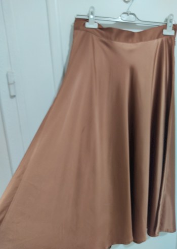 Uzun Salaş Saten Etek - Görsel 6