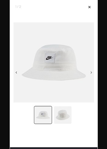 Nike Beyaz Bucket Sapka