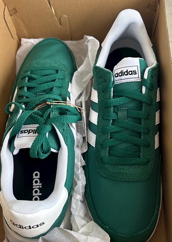 Adidas Yesil Beyaz Retro Spor Ayakkabi