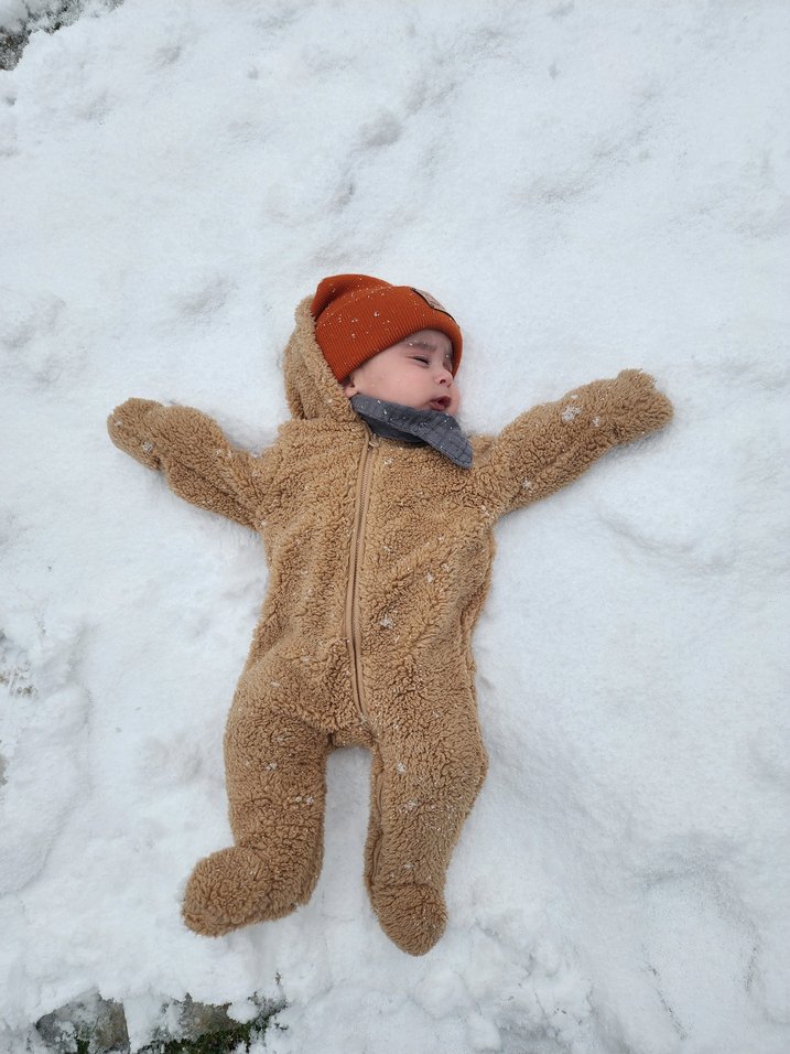 Baby GAP Peluş Erkek Bebek Tulumu - Görsel 4