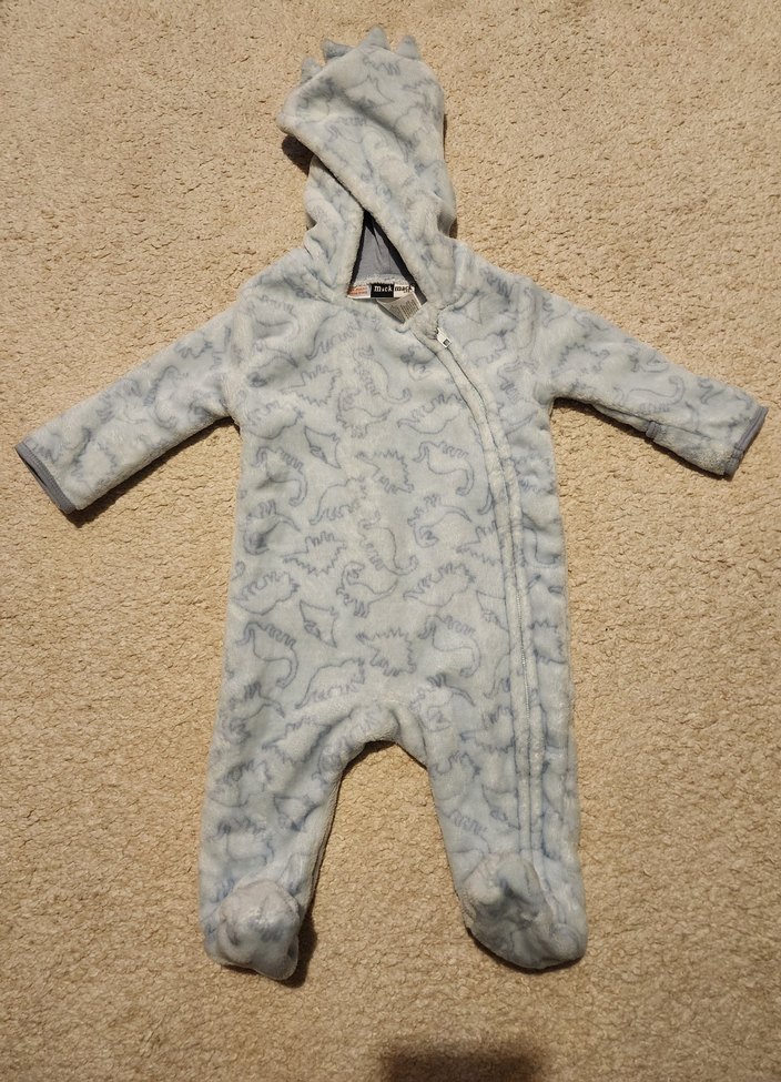 Mavi Peluş Tulum - Görsel 2