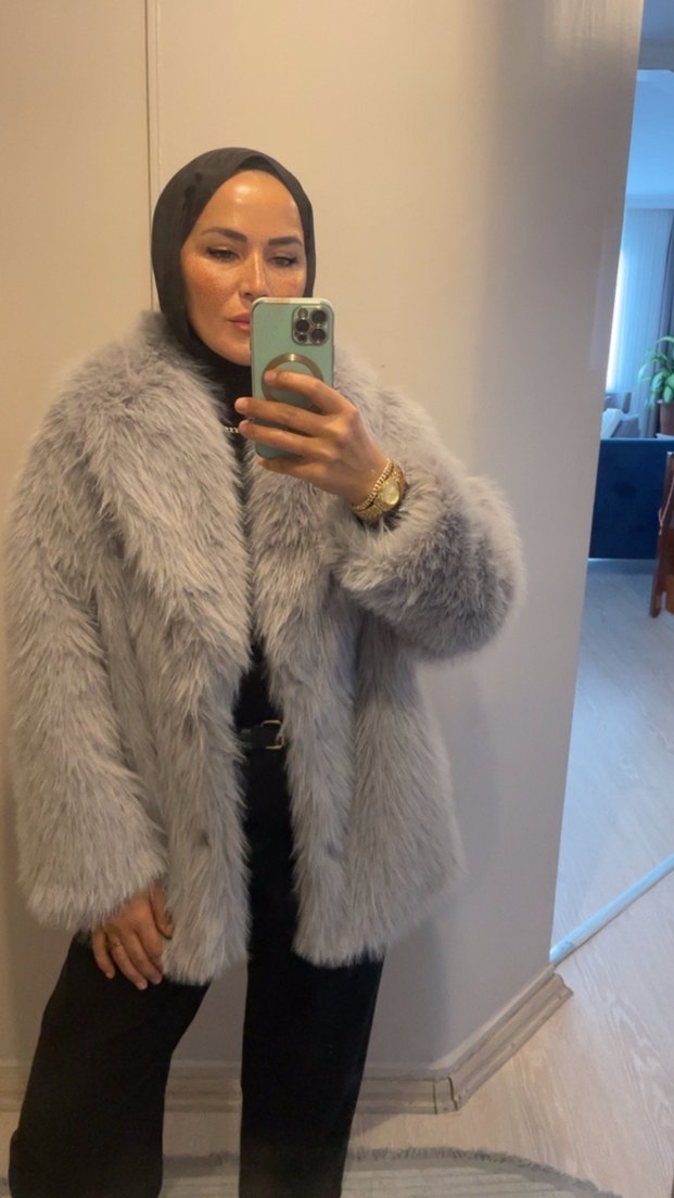 Zara pelüş kürk - Görsel 2