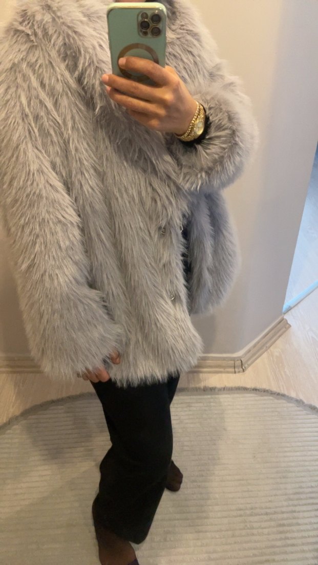 Zara pelüş kürk - Görsel 5