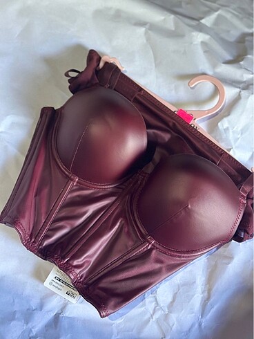 diğer Beden bordo Renk Bralet takım