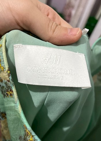 Uzun Yeşil Bohem Elbise - Görsel 5