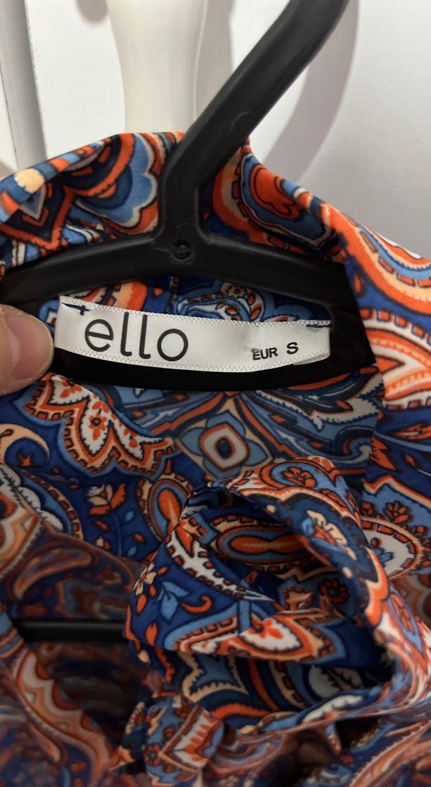 Bohem Çok Renkli Desenli Elbise - Görsel 2