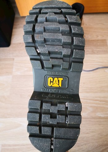 37 Beden mavi Renk Cat Mavi Kayışlı Kauçuk Bot