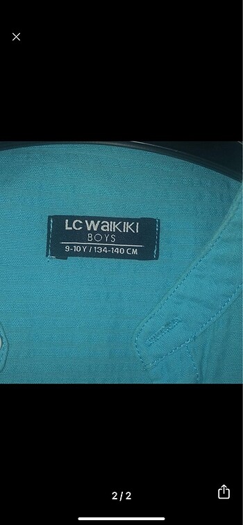 LC Waikiki 9/10 yaş erkek çocuk gömlek