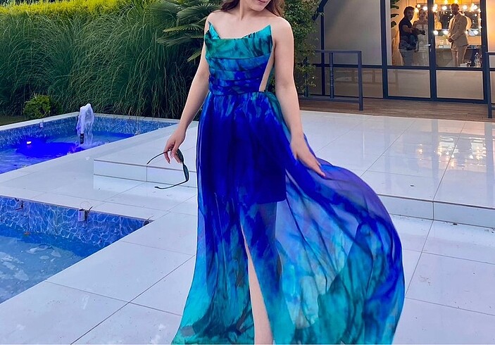 38 Beden çeşitli Renk Oleg Cassini Elbise