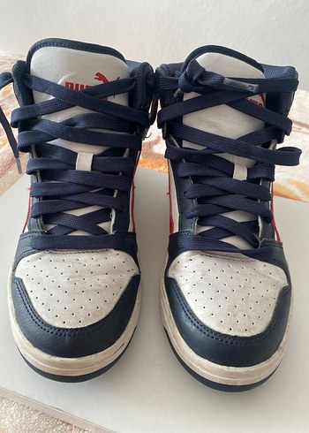 Mavi Spor Ayakkabı Velcro Detaylı - Görsel 2