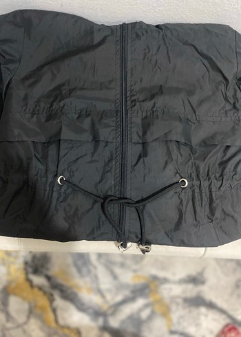 Siyah Kapüşonlu Uzun Kadın Ceket - Görsel 2