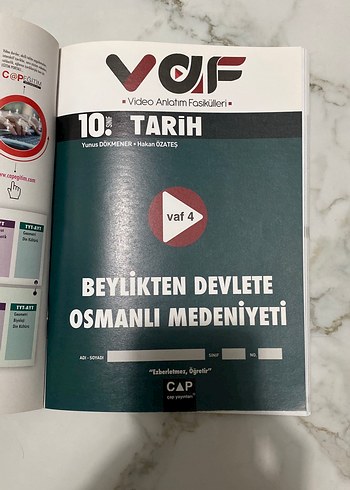 Video Anlatım Fasikülleri 10. Sınıf Tarih - Görsel 5