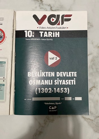 Video Anlatım Fasikülleri 10. Sınıf Tarih - Görsel 3