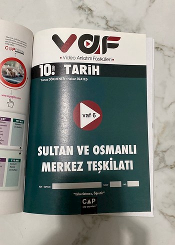 Video Anlatım Fasikülleri 10. Sınıf Tarih - Görsel 7