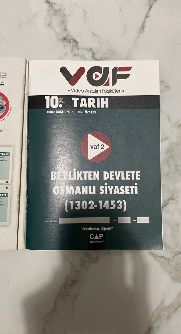 Video Anlatım Fasikülleri 10. Sınıf Tarih - Görsel 3