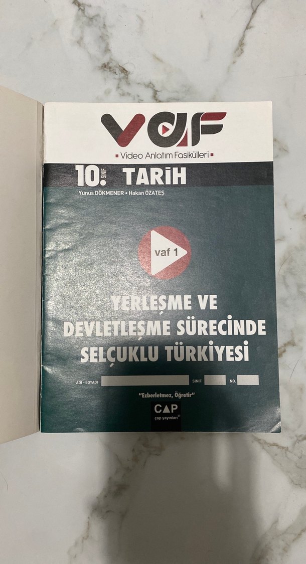 Video Anlatım Fasikülleri 10. Sınıf Tarih - Görsel 2