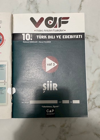 10. Sınıf Türk Dili ve Edebiyatı Video Anlatım Fasikülleri - Görsel 3