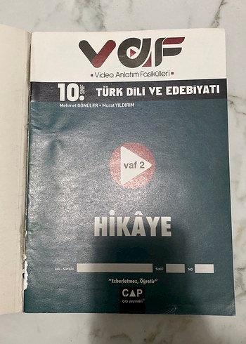 10. Sınıf Türk Dili ve Edebiyatı Video Anlatım Fasikülleri - Görsel 2