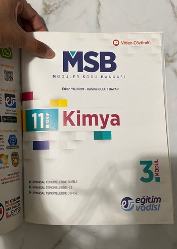 11. Sınıf Kimya Modüler Soru Bankası - Görsel 5