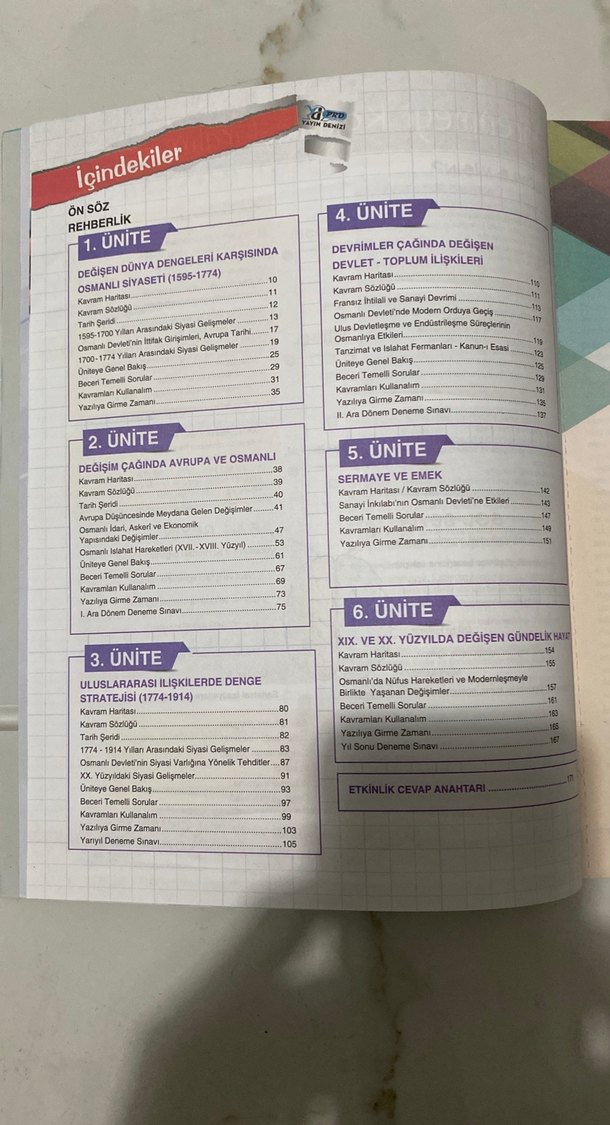 11. Sınıf Tarih Soru Bankası - Görsel 2