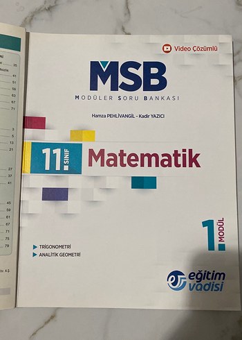 MSB 11. Sınıf Matematik Soru Bankası - Görsel 3