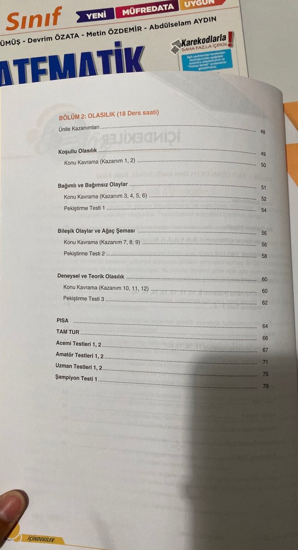 11. Sınıf Matematik 4. ve 5. Fasikül Seti - Görsel 4