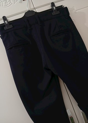 32 Beden Erkek Lacivert Regular Fit Ofis Pantolonu