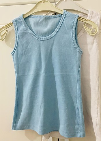 Beyaz-Mavi Atlet - Görsel 4