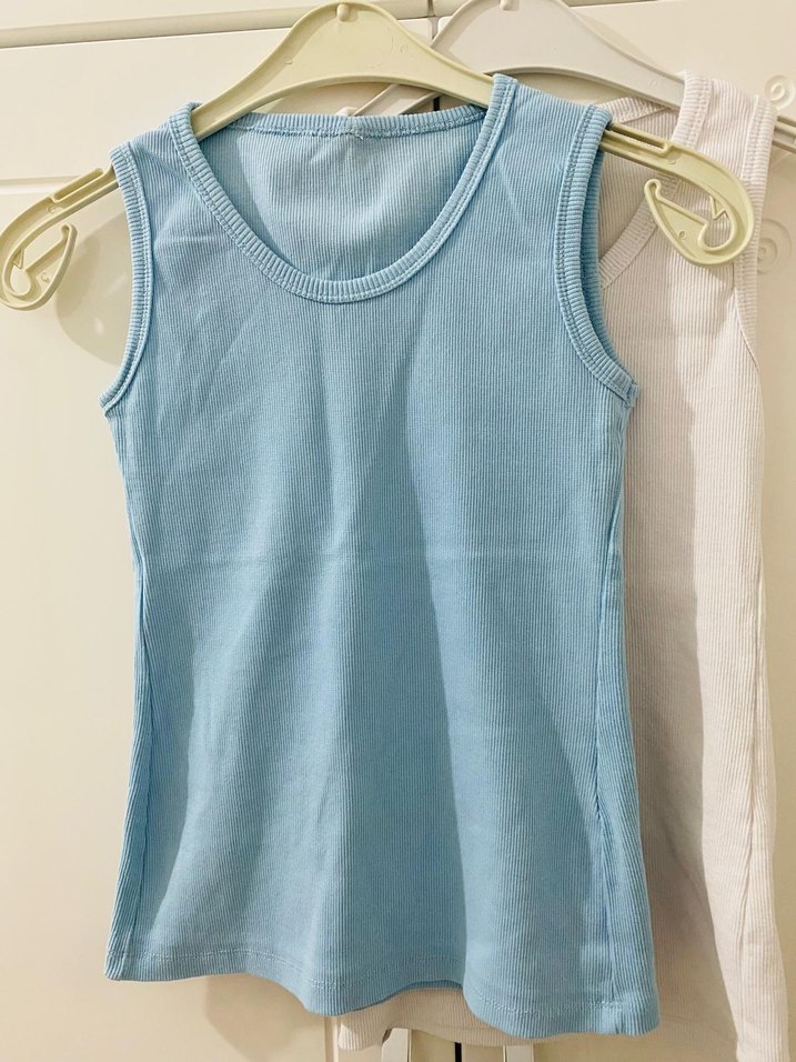 Beyaz-Mavi Atlet - Görsel 4