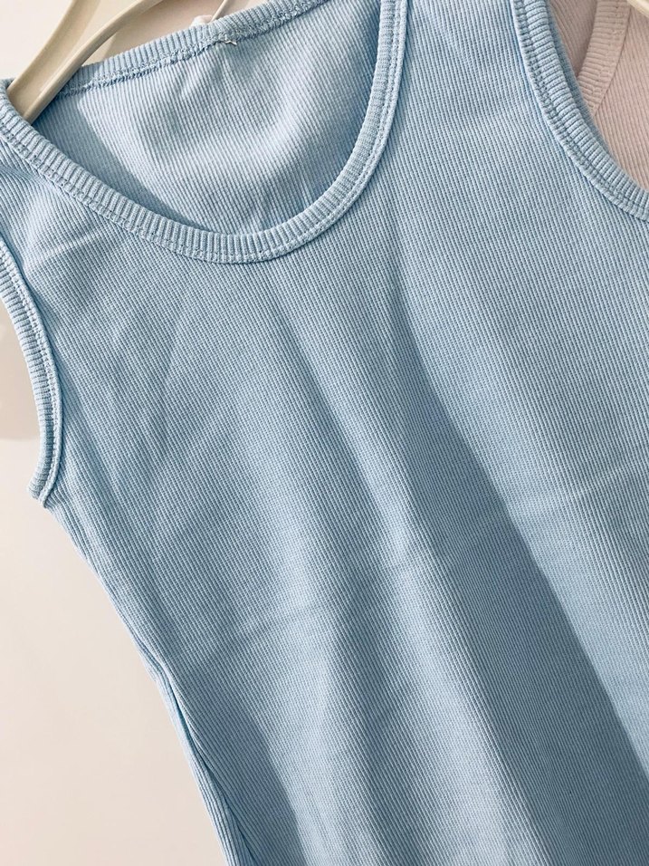 Beyaz-Mavi Atlet - Görsel 3