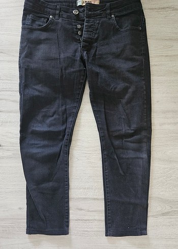 Joie Düğmeli Gri Kadın Denim Pantolon