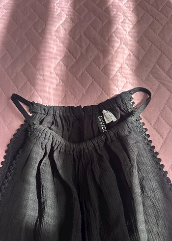 Siyah kolsuz crop/Bluz - Görsel 2