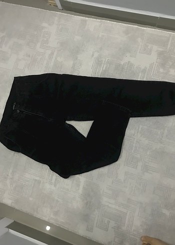 Siyah Kadın Denim Mon jean