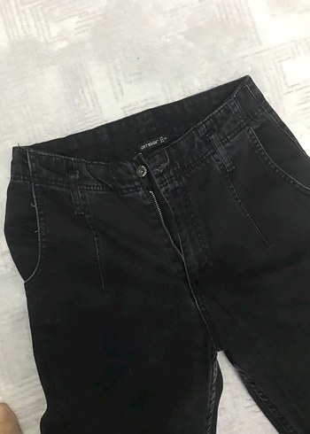 m Beden Siyah Kadın Denim Mon jean