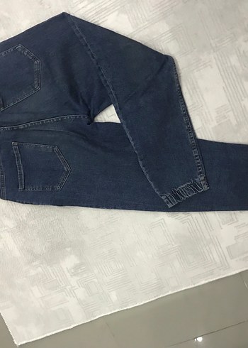 m Beden Navy Loose Fit Erkek Kot Pantolon