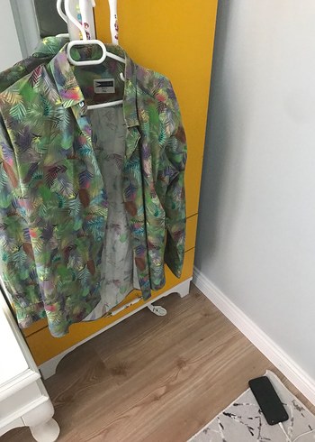 Lacoste Yeşil Desenli erkek Gömlek