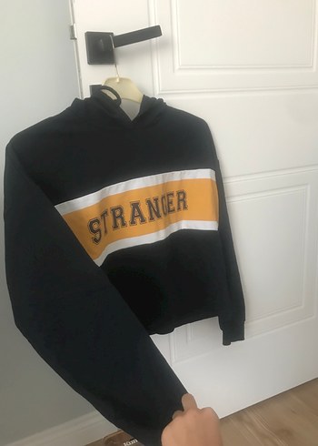 Diğer Siyah Uzun Kollu Baskılı Sweatshirt