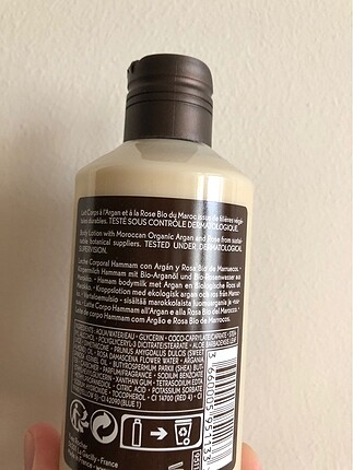  Beden Yves rocher Argan ve Gül Vücut Sütü