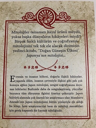  Beden Japon Mitolojisi