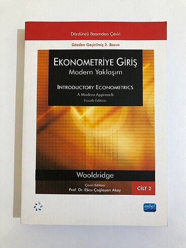 Ekonometriye Giriş Modern Yaklaşım Cilt 2