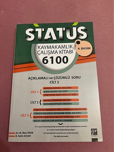 Status kaymakamlık cilt 2