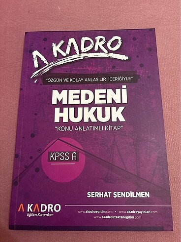 Medeni hukuk konu anlatımlı